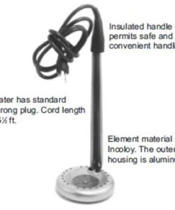 Electra 3150SS SafeHete All-Purpose 5-1/2" x 11-1/2" Portable Electric Water Heater Insulated Handle 4 31Nittqj5QL