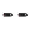 SanDisk 128GB Ultra USB 3.0 Flash Drive - SDCZ48-128G-GAM46, Black (Pack of 2) 128GB (Pack of 2)
