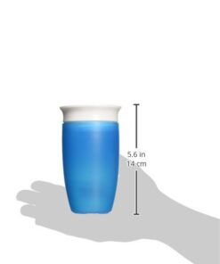Munchkin® Miracle® 360 Toddler Sippy Cup, Spill Proof, 10 Ounce, 2 Pack, Green/Blue Blue/Green 34 31O6ZJzEObL