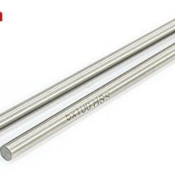 Alternative view of RilexAwhile 5Pcs 100mm x 5mm Stainless Steel Ground Shaft Round Rod for RC Helicopter Airplane X-Small