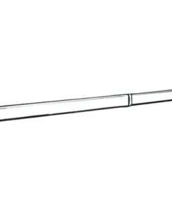 Graber Crystal Clear Sash Curtain Rod - 2 Rods per Package (11 1/2 to 20-Inch Adjustable Width, Clear) 17 31OFoQXWcRL