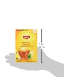 Lipton Tea K-Cups, Premium Black Tea, Hot or Iced, 12 Pods (Pack of 6) 12 Count (Pack of 6) 11 31OlpUlMMVL