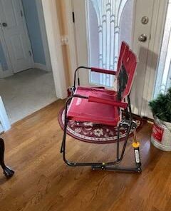GCI Outdoor Rocker Camping Chair Freestyle Rocker Red 29 31P DcyPn4L