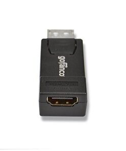 gofanco DisplayPort to HDMI Adapter Converter Dongle 1080P - Male to Female DP to HDMI for DisplayPort Enabled Desktops and Laptops to Connect to HDTV/HDMI Displays - Black (DPHDMID) 11 31PB1GlcutL