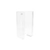 TrippNT 51234 Plastic Wall Mountable Tissue Box Holder, 9-5/8" Width x 5-1/4" Height x 4" Depth, Medium, Clear 3 31PE0Ow2Y3S