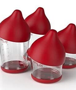 mimijumi Baby Bottle Set - Get Going Anti-Colic Bottles for Newborns - Baby Breastfeeding Bottles - 4 Oz and 8 Oz Baby Bottles - Lighter - 0-12M 8 31PJ PodKCL