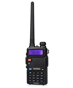 BAOFENG UV-5RTP 8/4/1W Two-Way Radio, High Power Dual Band Long Range for Adults, Tri-Power Handheld Ham Radio with Speaker Mic, Programming Cable (2 Pack) 2 Pack+Speaker Mic 15 31PPTDJinqL