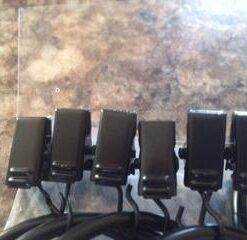 Set of 14 Decorative Drapery Curtain Clip Rings, 2" Interior Diameter, Black Premium Iron Metal Material 25 31PPkRJd2CL