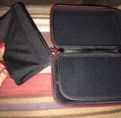 Smatree Carrying Case for New Nintendo 3DS XL/New 2DS XL, Hard Protective Shell Travel Case for Nintendo New 3DS/Nintendo New 3DS XL-Super NES Edition- Black/Red Black Red 81 31PYkdpb9zL