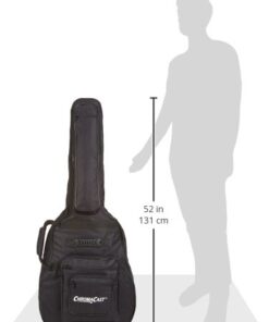 ChromaCast Acoustic Guitar 6-Pocket Padded Gig Bag with Guitar Strap and Pick Sampler 40 31PzwJmHxKL