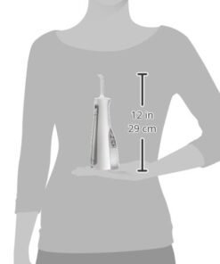 Waterpik Water Flosser Cordless Dental Oral Irrigator for Teeth with Portable Travel Bag and 3 Jet Tips, Cordless Freedom ADA Accepted, WF-03, White 25 31Q J6ElE1L