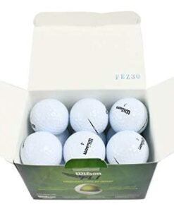WILSON Staff F.L.I. Golf Balls (Pack of 12) White 14 31QI Xy5ayL
