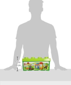 LEGO DUPLO All-in-One-Box-of-Fun Building Kit 10572 Open Ended Toy for Imaginative Play with Large Bricks Made for Toddlers and preschoolers (65 Pieces) Standard 29 31QSFjd hdL