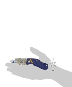 IRWIN Utility Knife, Folding (2089100) , Blue 1 Count (Pack of 1) 13 31QxbNHTsOL