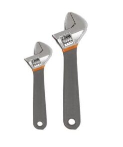 Hdx 2-piece Adjustable Wrench Tool Set w/ Cushion Grip, Non-slip