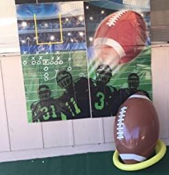 Fun Express 45 inch Inflatable Football And Tee Set, Inflate For Game Day Party Decorations, Sports Theme Photo Props 10 31RSXUrT4WL
