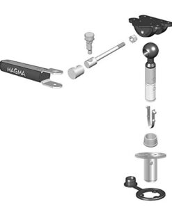 MAGMA Products T10-327, Mount, Flush Deck Socket w/Adjustable Levelock, Locking, (SD) Grill / (SM) Table, One Size 6 31St09hrSL