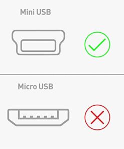 Cable Matters 3-Pack Short USB to Mini USB Cable (Mini USB to USB Cable) 3 ft 7 31T7 GM6eWS