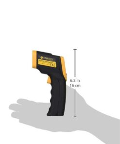 Etekcity Infrared Thermometer Temperature Gun for Cooking, -58°F to 1130°F, Digital Heat Gun for Meat Pizza Oven, Laser Tool for Indoor Outdoor Pool, Cooking, Candy, Griddle Hvac, Yellow 37 31TEX bXYEL