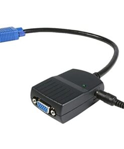 StarTech.com 2 Port VGA Video Splitter - USB Powered - 2048x1536 - VGA Video Monitor Splitter Dual Port (ST122LE) Black 2 Port (USB Powered) 4 31TIaeLBMyS