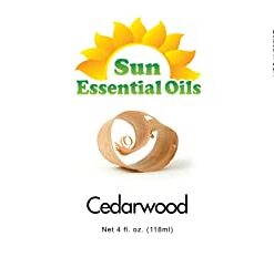 Sun Essential Oils 4oz - Cedarwood Essential Oil - 4 Fluid Ounces 4 Fl Oz (Pack of 1) 11 31TfBYl1daL