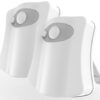 Toilet Night Light, Miatec Motion Activated Toilet Night Light, Two Modes with 8 Color Changing - Sensor LED Washroom Night Light - Fits Any Toilet, 2 Pack