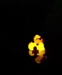 GAME 8002 Solar Light-Up Derby Pool 3”-Tablet Chlorine Dispenser LED Light Sensor Expandable Basket Adjustable Flow Rate Duck, Tiki, Globe, Pineapple, and Volcano, Older Version 42 31TlYb3OAL