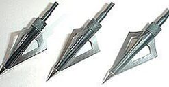 Last Punch Pack of 3-3 Blade Broadheads 150 Lb Crossbow