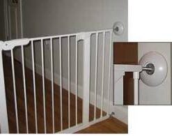 Wall Saver Baby Gate Wall Protector Protects Walls from Child Gate Damage - Makes Safety Gates More Secure - for Walk Thru Pressure Mounted Gates - Childproofing, Pet Proofing - 2 Full Size 24 31U1aaKT8IL