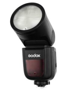 Alternative view of Godox V1-N Flash for Nikon, 76Ws 2.4G TTL Round Head Flash Speedlight, 1/8000 HSS, 480 Full Power Shots, 1.5s Recycle Time, 2600mAh Lithium Battery, 10 Level LED Modeling Lamp, W/Color Filters