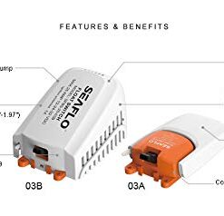 SEAFLO SFBS-30-01 Heavy Duty Float Switch (12V, 24V, 32V, and up to 30 Amp) 12 31UKvkus1WL