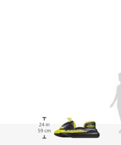 Swimline Lasershark Wet-Ski Squirter Black/Yellow, 51"/26"/25" Wet-Ski Pool Squirter (Yellow) 9 31Ub3TsXaTL