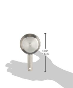 Alternative view of Tablecraft 1/2 Cup Stainless Steel Measuring Cup 4-Ounce