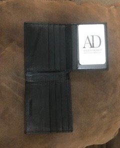 Access Denied Slim Leather Bifold Wallets For Men - Minimalist Mens Wallet RFID Blocking Card Holder With ID Window Box Gifts For Men Black 26 31VDATznUqL