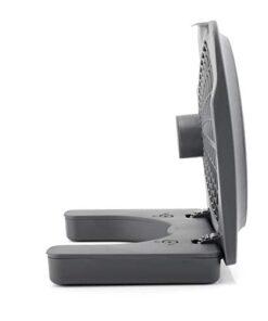 O2COOL Treva 10-Inch Portable Desktop Air Circulation Battery Fan, 2 Speed, Compact Folding & Tilt Design, with AC Adapter (Graphite) 21 31VoaWCneHL