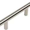 Cosmas 25 Pack 305-030SN Satin Nickel Cabinet Hardware Euro Style Bar Handle Pull - 3" Inch (76mm) Hole Centers, 5-3/8" Overall Length, 1/2" Inch Bar Diameter 14 31Wn6eQ5h1L