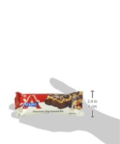 Atkins Chocolate Chip Granola Protein Meal Bar, High Fiber, 17g Protein, 1g Sugar, 3g Net Carbs, Meal Replacement, Keto Friendly, 8 Count 8 Count (Pack of 1) 20 31XSjUFVwIL