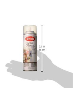 Krylon K01303A07 Crystal Clear Acrylic Coating Aerosol Spray, 6 Ounce, Gloss Small Can, 6 Ounce (Pack of 1) 6 Ounce (Pack of 1) Acrylic Crystal Clear 16 31YIT3eg63L