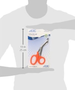 ADC 320NOQ Model 320 Medicut EMT Shears, Medical Grade, Stainless Steel, Traditional, 7.25" Length, Neon Orange 1 Count 9 31YLOGYRQL