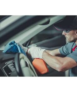 Linteum Textile (50-Pack, 12x14 in., Blue) Cotton Shop Towels - Absorbent Shop Rags and Multipurpose Cleaning Towels for Automobiles, Industries, Garage and Homes Pack of 50 10 31YjFG1m2qS