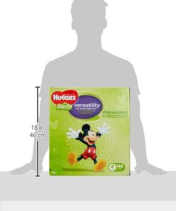 Huggies Little Movers Slip-On Diaper Pants, Size 4, 148 Ct Size 4 (148 Count) 19 31ZXKqKkCL