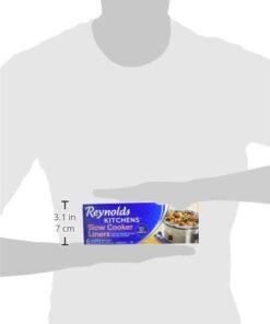 Reynolds Kitchens Slow Cooker Liners, Regular (Fits 3-8 Quarts), 6 Count (Pack of 2), 12 Total 6 Count (Pack of 2) 26 31ZXOGJMFGL