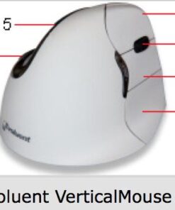 Evoluent VM4R VerticalMouse 4 Right Hand Ergonomic Mouse with Wired USB Connection (Regular Size) USB Wired Regular Size 27 31ZdD5x7eqL
