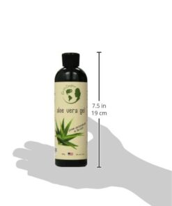 Earth's Daughter Organic Aloe Vera Gel from 100% Pure and Natural Cold Pressed Aloe – Moisturizes - Great for Face - Hair- Sunburn - Aftershave - Bug Bites - 12 oz. 25 31Zk5LNiRL