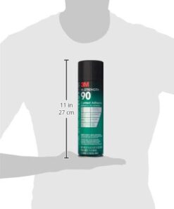 3M 90-24 7000023924 Hi-Strength 90 Spray Adhesive-17.6, 17.6 oz, 17 Fl Oz 20 31aoQLFs53L