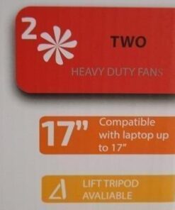 AICHESON Laptop Cooling Pad 2 1000RPM Fans Portable Computer Cooler, Blue LEDs, S007 81 31b6l5AsPL