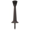 10 Pack - Designers Impressions Oil Rubbed Bronze Heavy Duty Solid Rigid Door Stop w/Rubber Tip : 2546 11 31bQU486VyL
