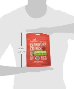 Stella & Chewy's Freeze-Dried Raw Carnivore Crunch Cage-Free Duck Recipe Dog Treats – 3.25 oz. Bag 3.25 Ounce (Pack of 1) 28 31bU0nRhrTL 1