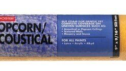 Wooster Popcorn/Acoustical Foam 9/16 in. x 9 in. W Paint Roller Cover For Rough to Semi-Rough Surfaces