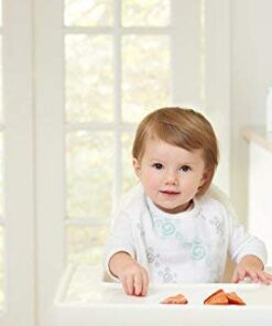 aden + anais Essentials 100% Cotton Muslin Snap Bib – Super Absorbent, Soft 3-Layer Baby Bib for Boys & Girls with Snap-Closure for Teething, Eating, Drooling, 3-Pack, Baby Star 8 31cDbggkemL